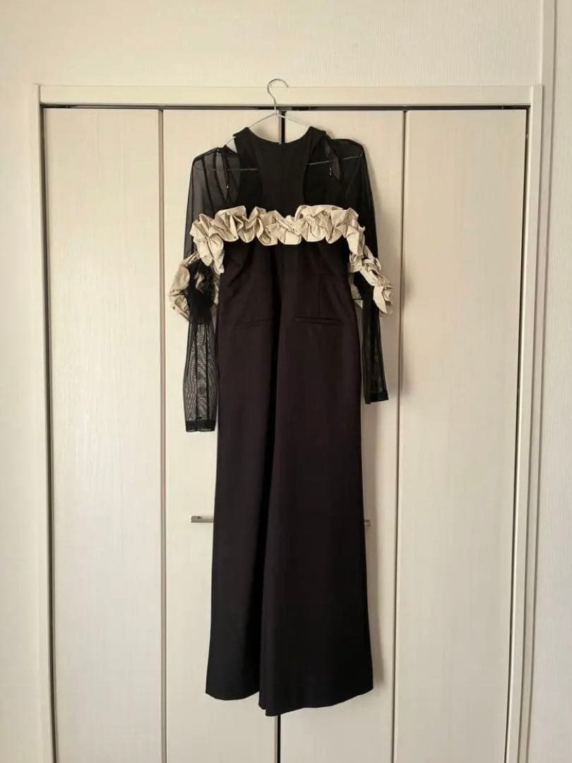 ANDRESD ruffled bustier pants dress Sサイズ