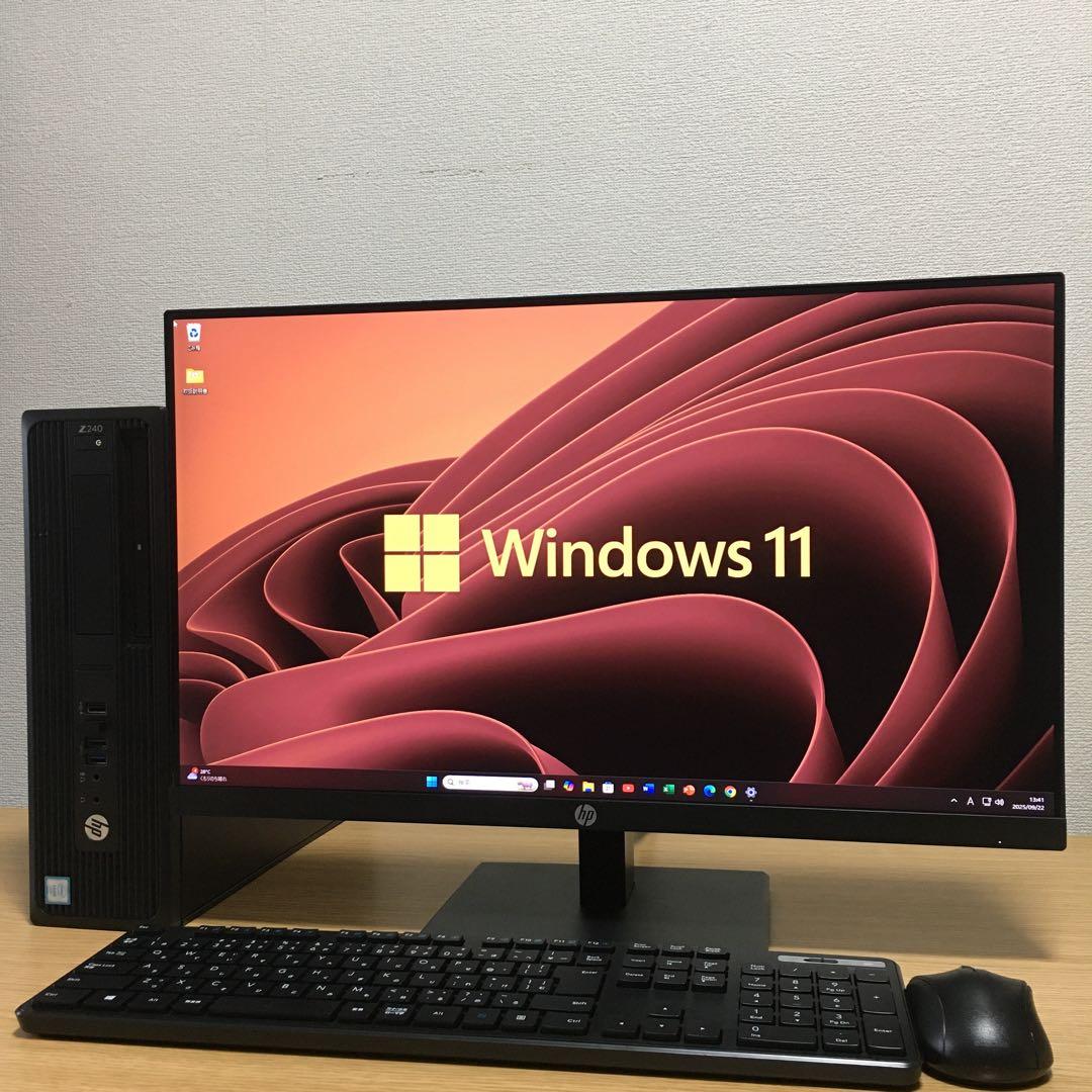HP Win11 Office Xeon 8Gメモリ SSD 23.8'モニター