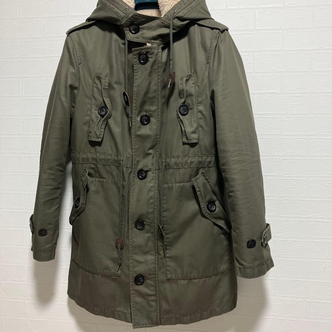 バーバリー ブラックレーベル メンズ モッズコート M51 オリーブグリーン L