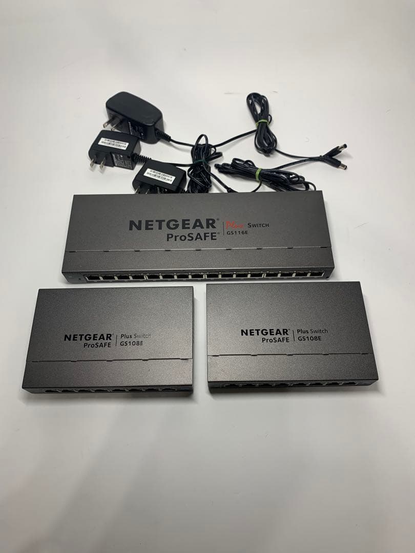 NETGEAR ギガビットGS108E GS116Ev2 8ポート　16ポート