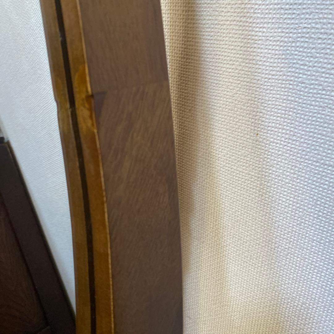 【新品/送料込み】クラシック 木製スタンドミラー 脚付き 姿見