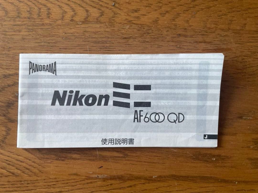 Nikon AF600 コンパクトフィルムカメラ　動作確認済　新品電池付
