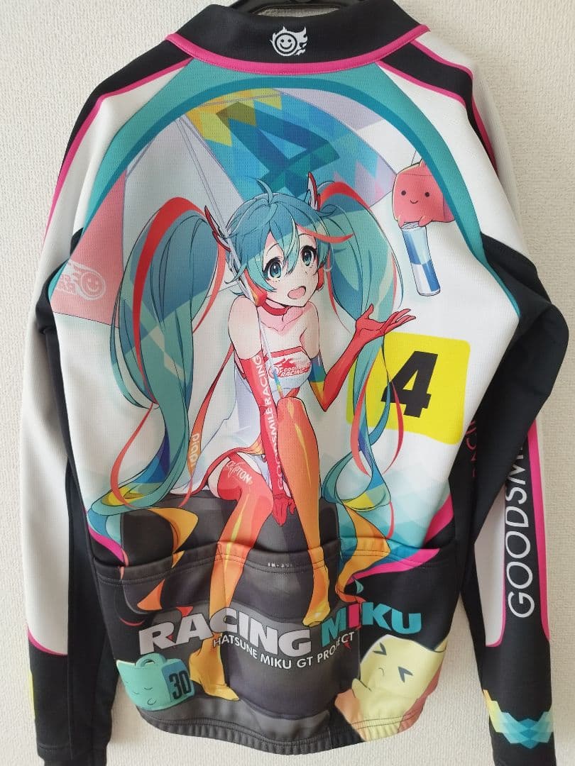 サイクルジャージ　冬用　Sサイズ　初音ミク　レーシングミク　ジャケット