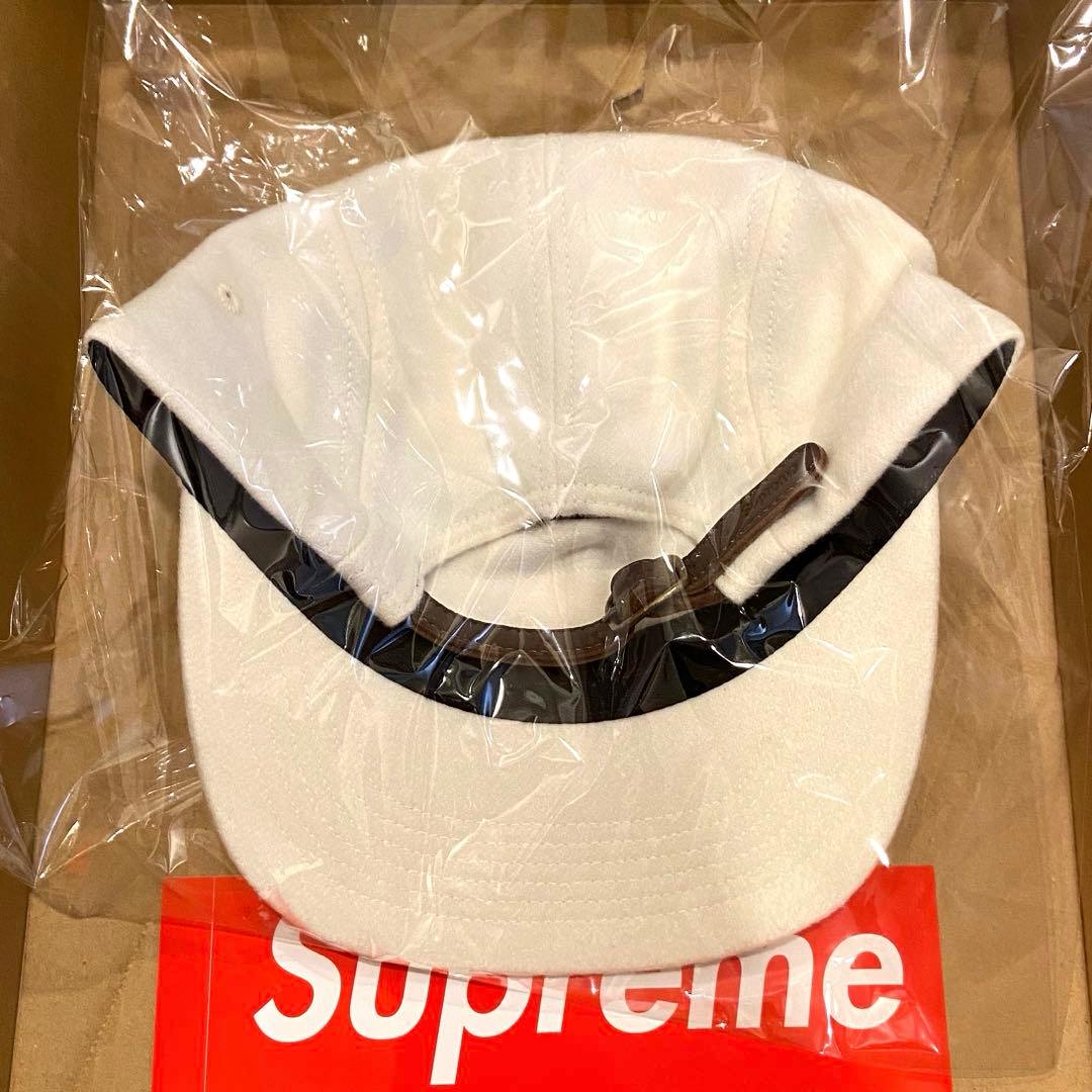 【新品】 Supreme 25FW Wool Camp Cap 白