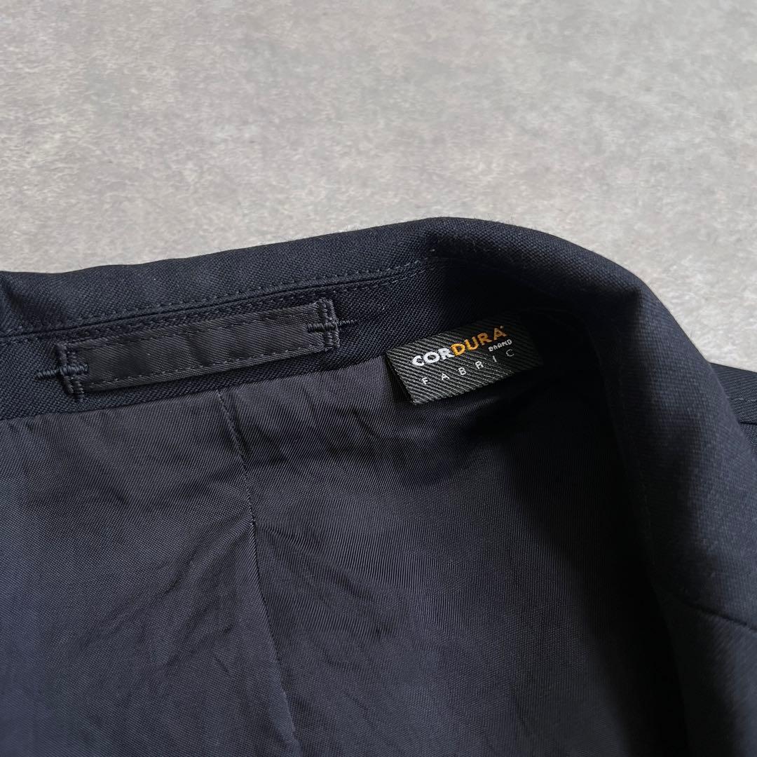 【美品】ビームスプラス コーデュラ ブレザージャケット 紺ブレ金ボタンネイビーM