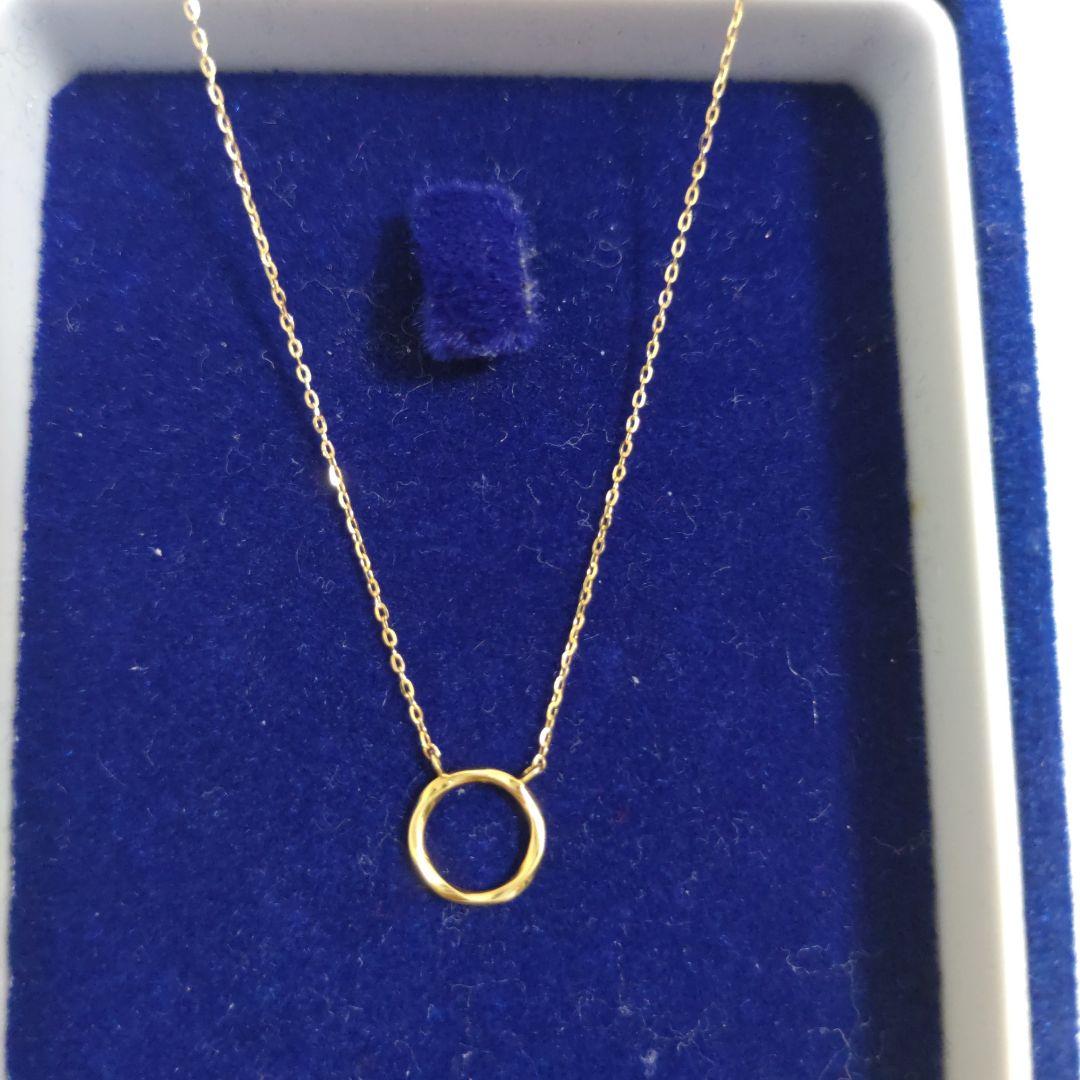 【未使用】Joueteジュエッテ　K18ゴールドネックレス