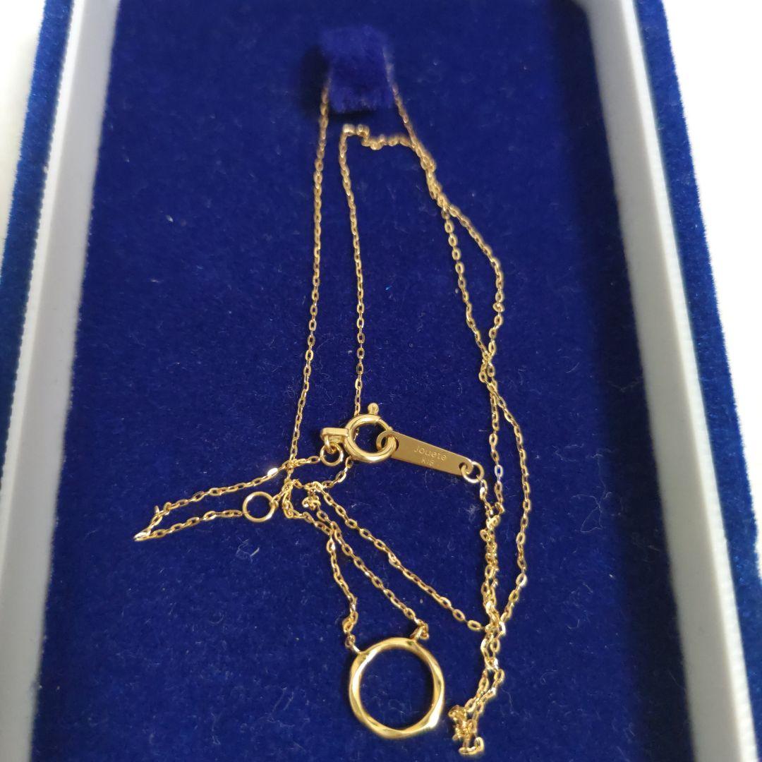 【未使用】Joueteジュエッテ　K18ゴールドネックレス