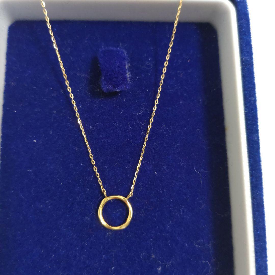 【未使用】Joueteジュエッテ　K18ゴールドネックレス