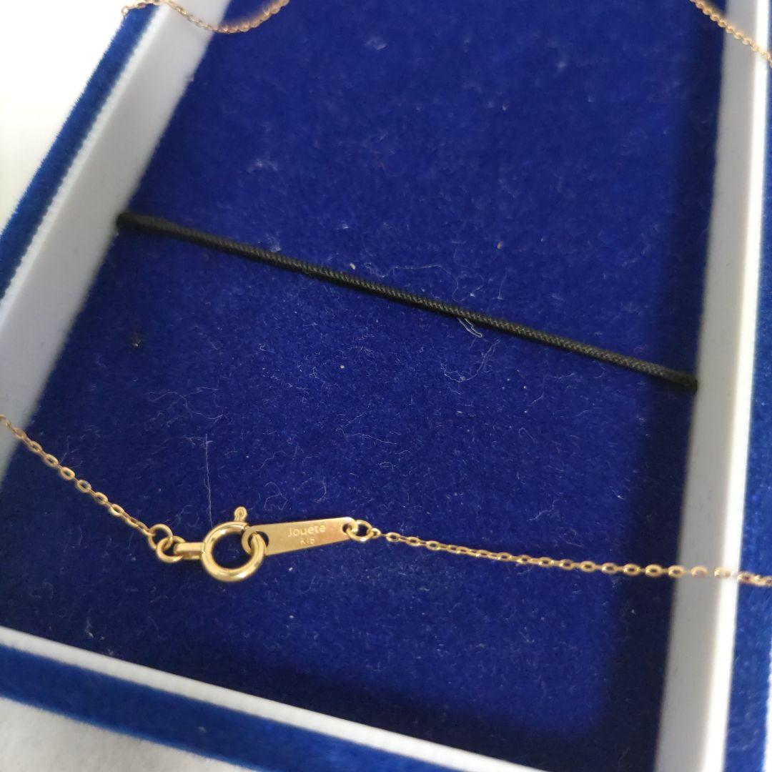 【未使用】Joueteジュエッテ　K18ゴールドネックレス