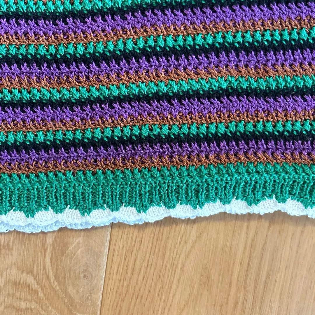 【未使用】miumiu クロシェ　ミニスカート