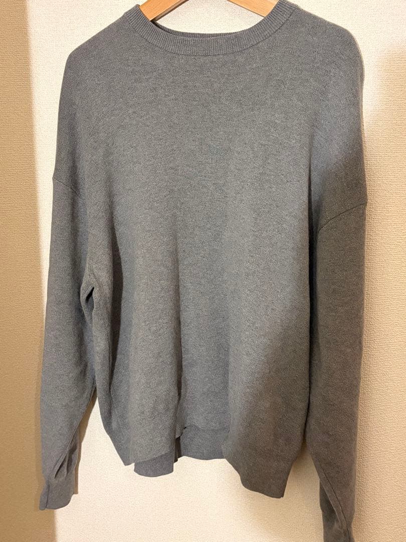 【即購入可】CABaN コットンカシミヤ クルーネックプルオーバー