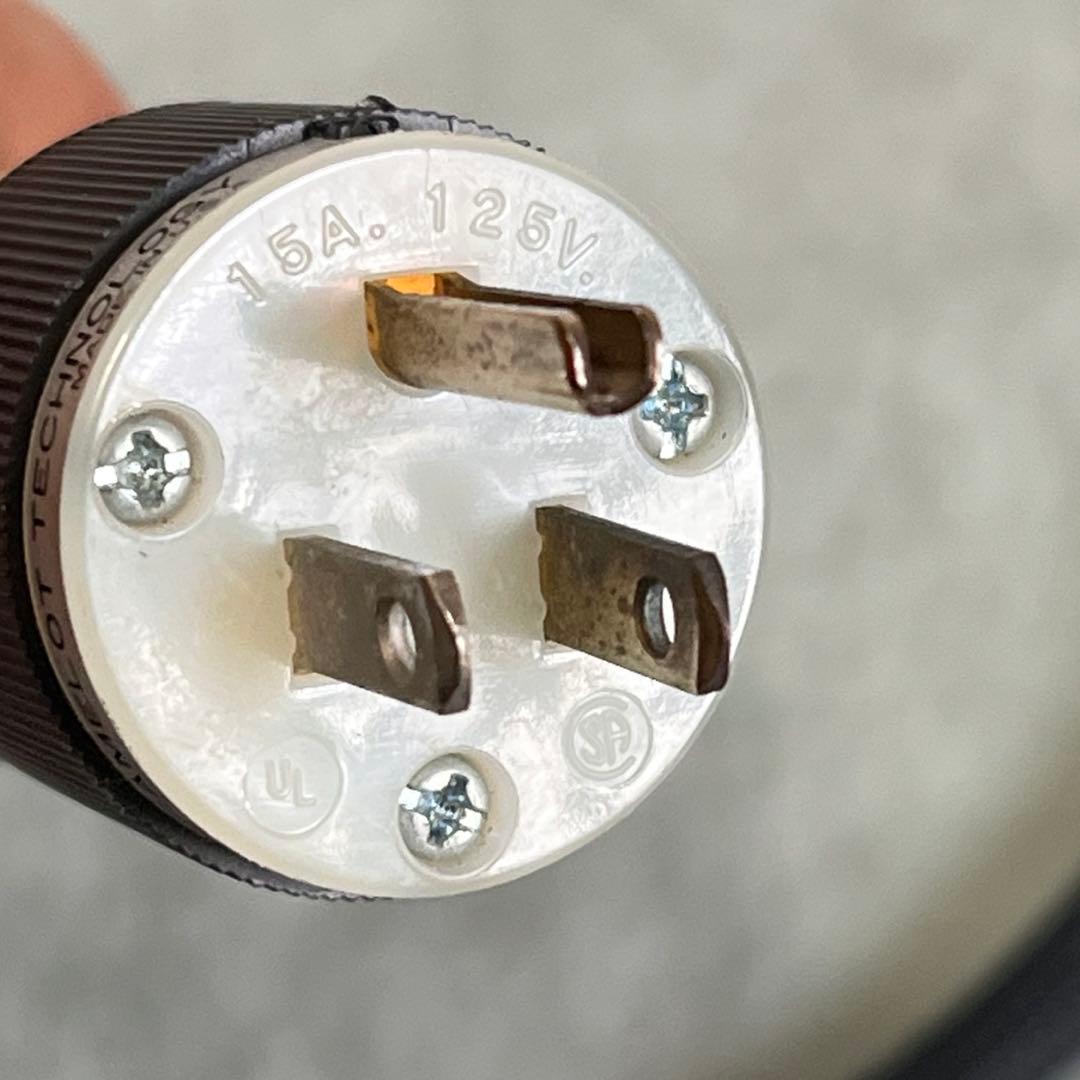 CAMELOTキャロメットPM-600電源ケーブ高級プラグ高音質UP② 1.5m