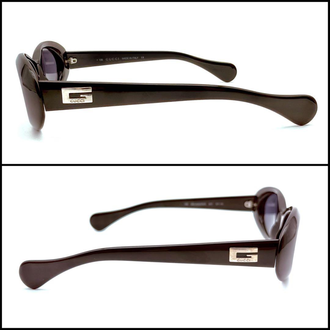 【美品】GUCCI グッチ　オーバル　Y2K サングラス　スクエアG