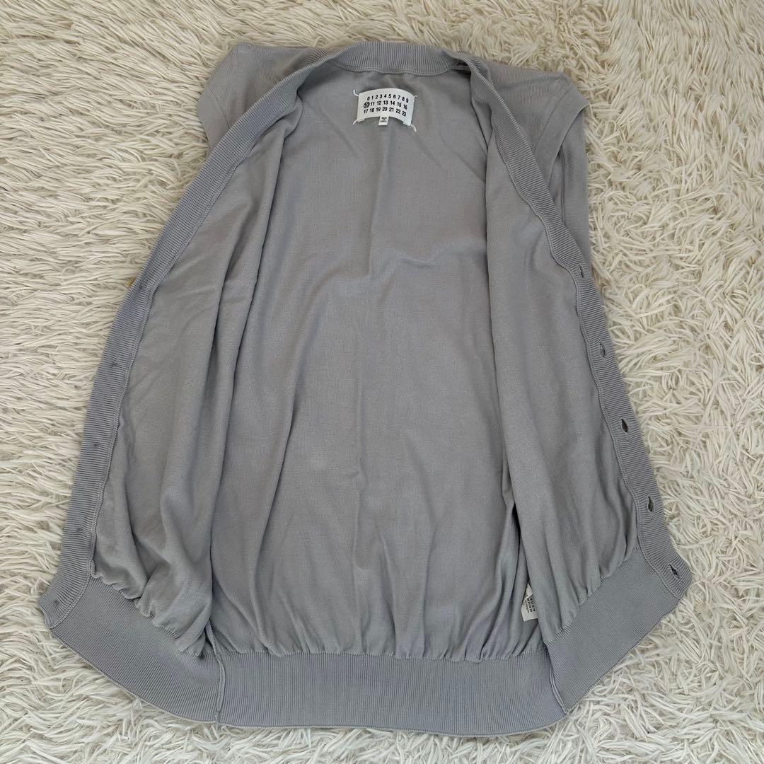 【美品】メゾンマルジェラ 10 M ニットベスト グレー