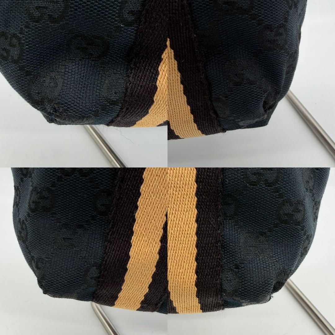 GUCCI ハンドバッグ 手提げ GGキャンバス シェリーライン 139261