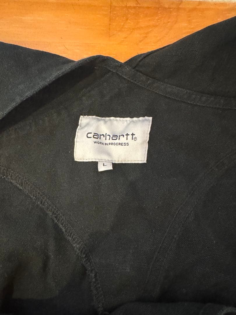 Carhartt ブラック オーバーオール Lサイズ