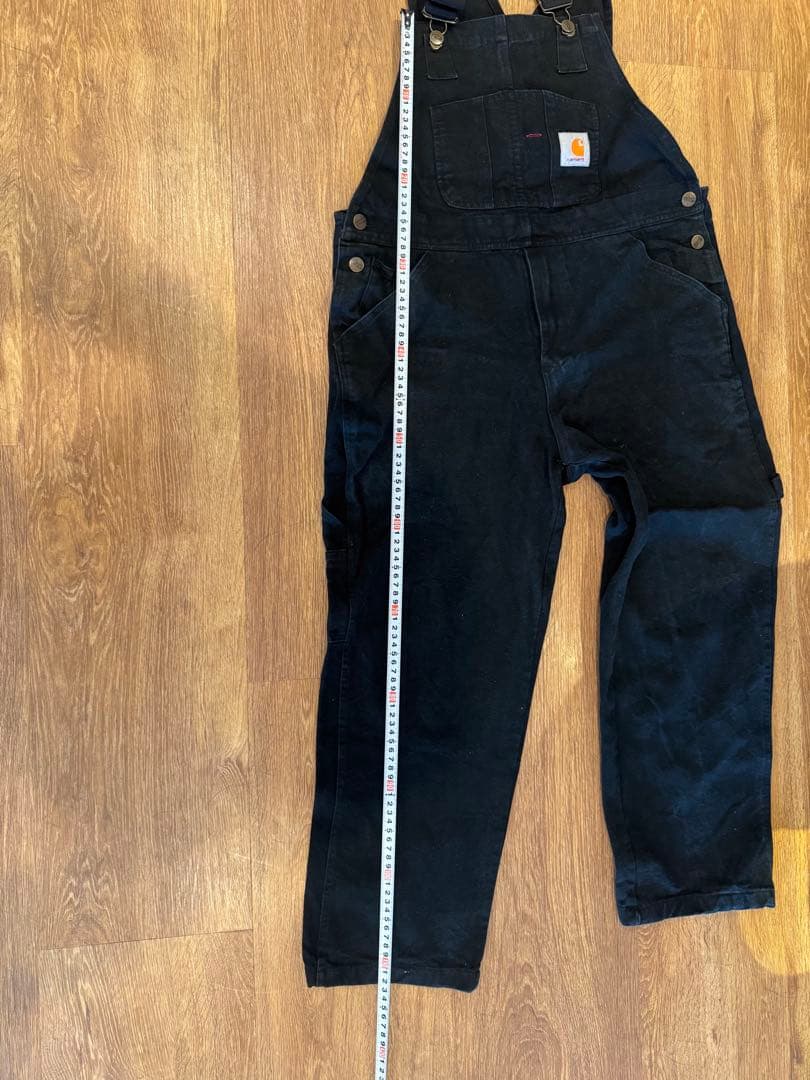 Carhartt ブラック オーバーオール Lサイズ