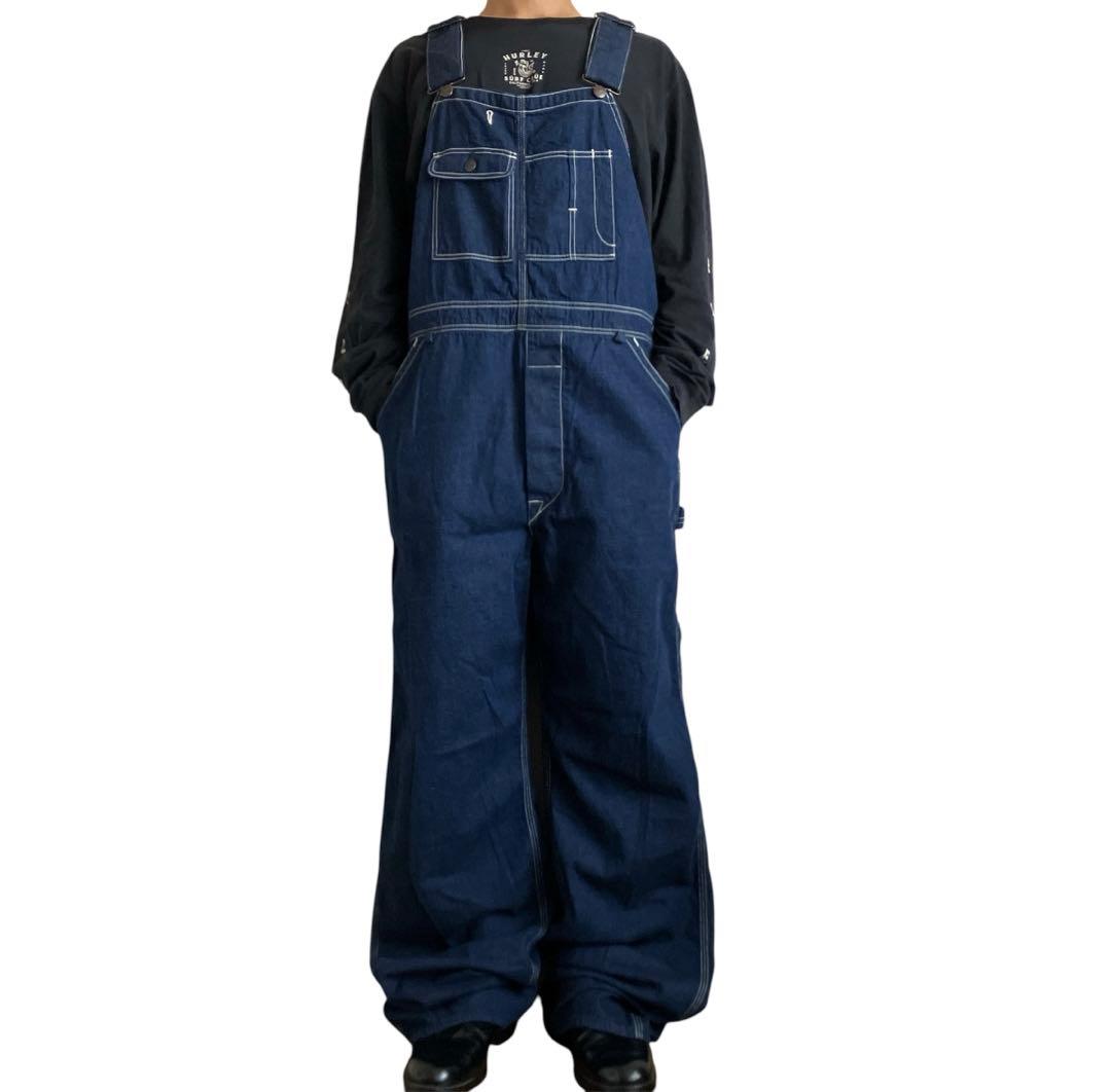 美品レア RADIALL ビッグシルエットデニムオーバーオール ヴィンテージ