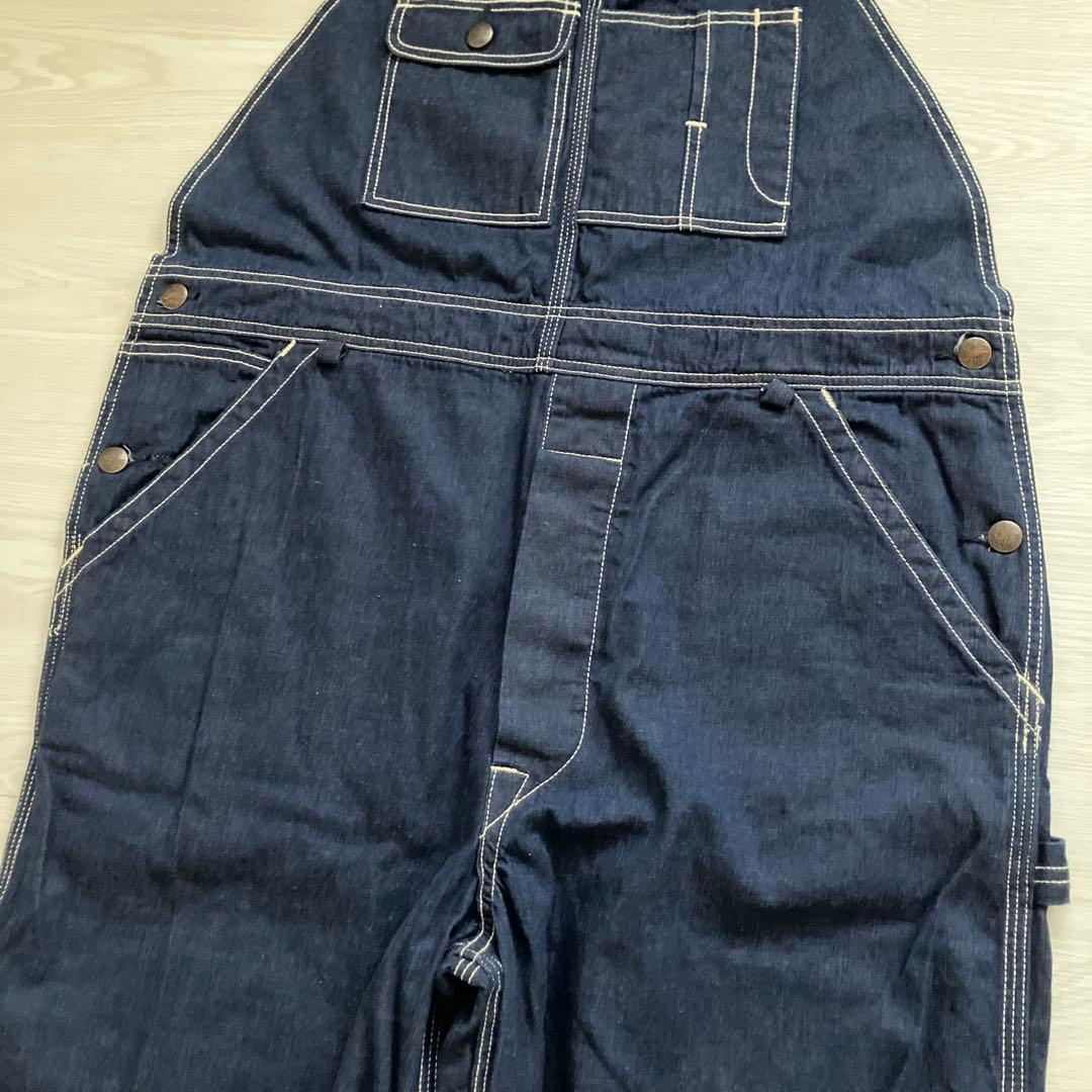 美品レア RADIALL ビッグシルエットデニムオーバーオール ヴィンテージ