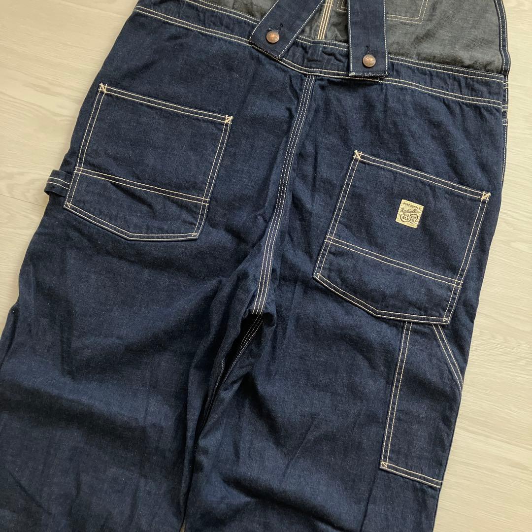 美品レア RADIALL ビッグシルエットデニムオーバーオール ヴィンテージ