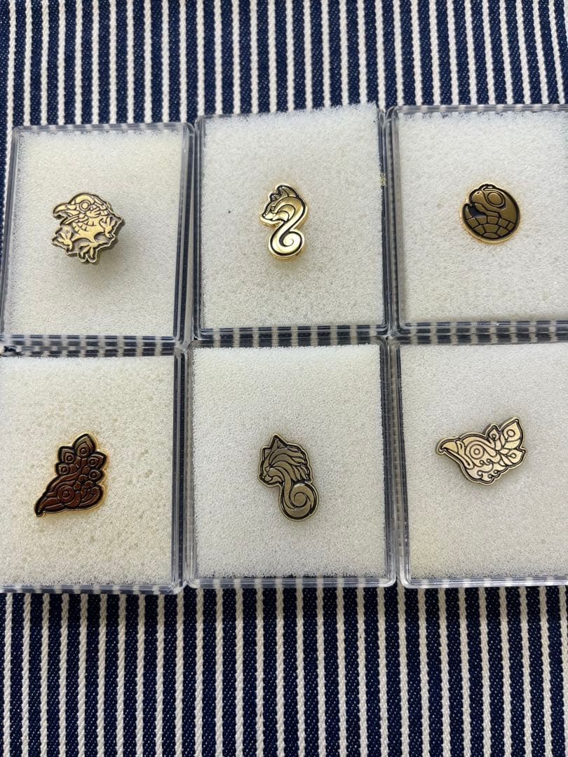 新政　頒布会　ピンバッジ6種