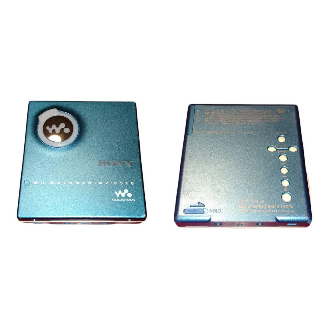 ソニー　MDLP対応　ポータブルMDプレイヤー　MDウォークマン　MZ-E510