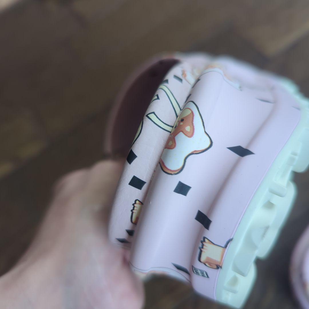 専用GUCCI犬イラスト ピンク スライドサンダル