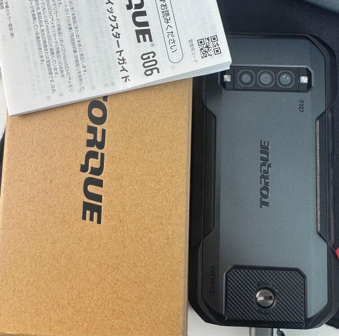 【美品】TORQUE G06 au KYG03 ブラック SIMフリー