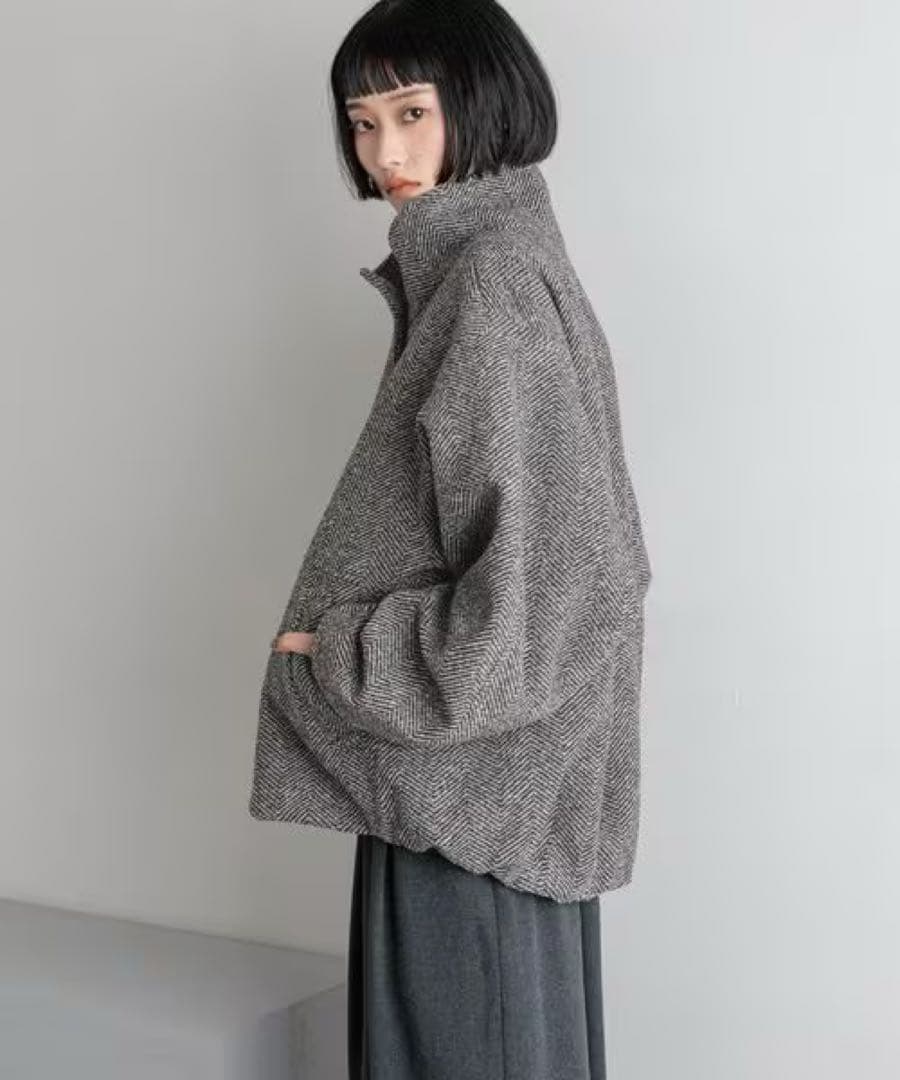 LOWRYSFARM ウーリーテックスタンドブルゾン　グレー