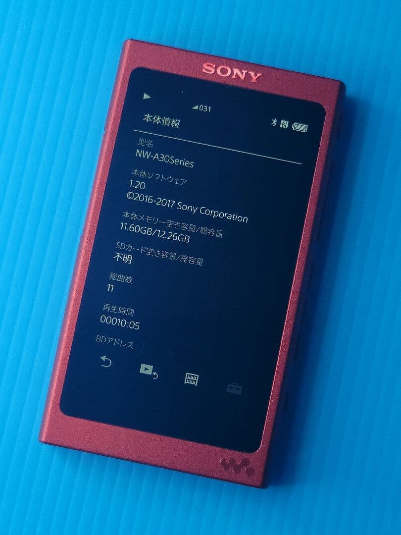 【バッテリー良好】SONY WALKMAN NW-A35