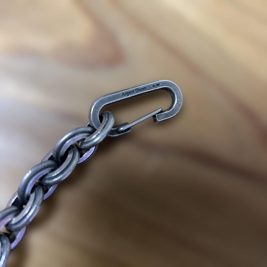 アージェントグリーム　シルバー ウォレットチェーン 約40cm