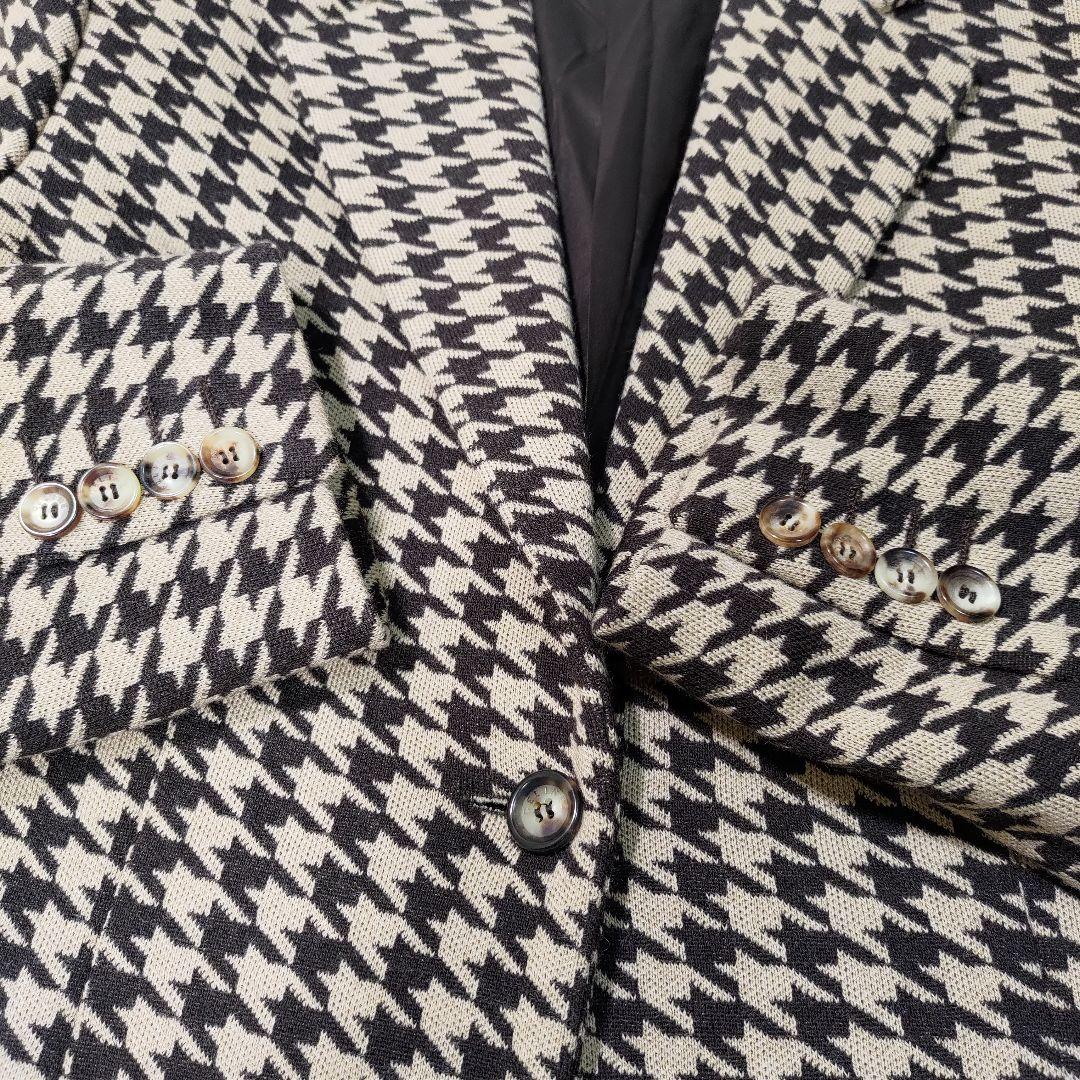 CELINE レクタングル ハウンドトゥース ジャケット