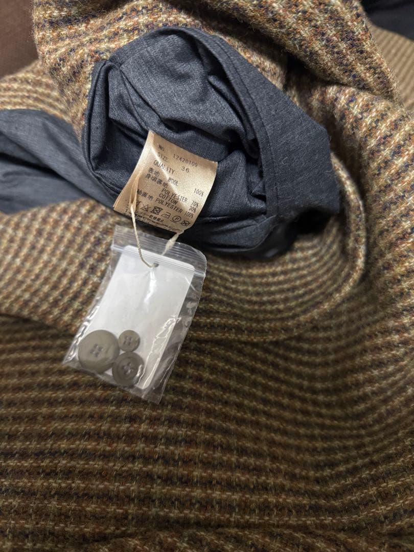 ジャケット・アウター todayful Wool100% Check Jacket