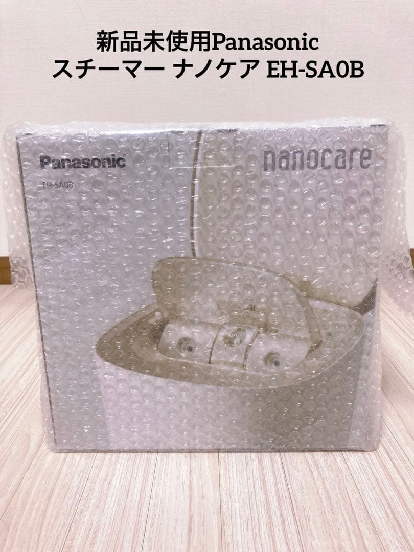 新品未使用Panasonic スチーマー ナノケア EH-SA0Bゴールド調