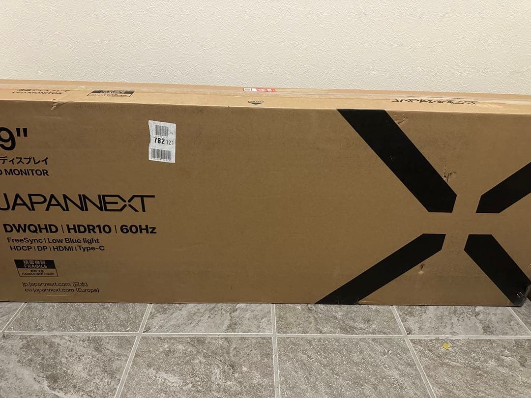JAPANNEXT 49インチ曲面IPSパネル デスクワーク液晶モニター