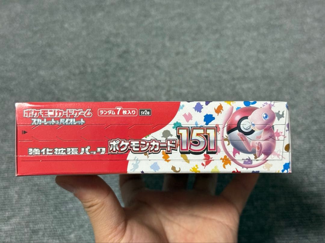 ポケモンカードゲーム151 新品未開封シュリンク付き1box