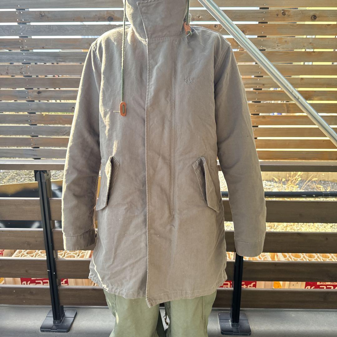 フレッドペリー　M51 モッズコート　ミリタリージャケット　ライナー付　L古着.