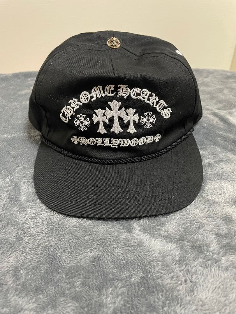 クロムハーツ ガスステーション キャップ 帽子 黒