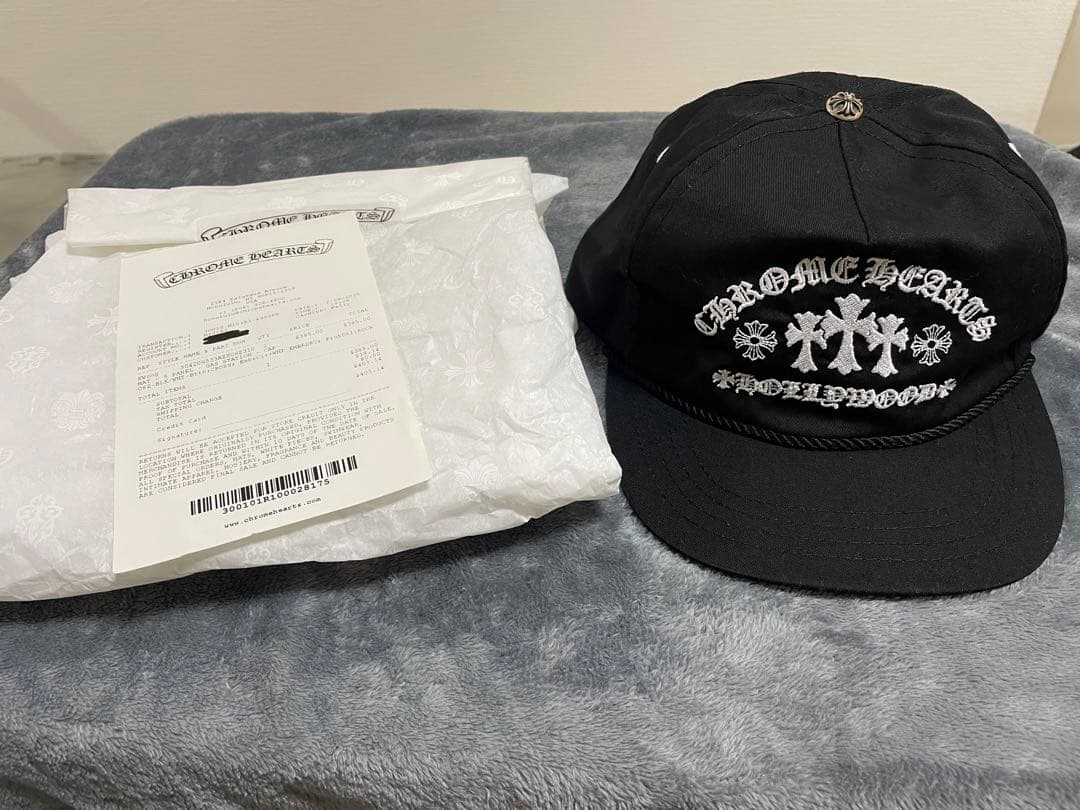 クロムハーツ ガスステーション キャップ 帽子 黒