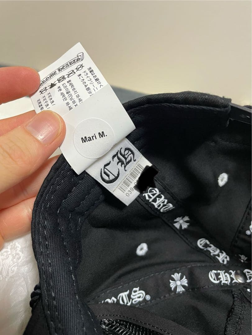 クロムハーツ ガスステーション キャップ 帽子 黒