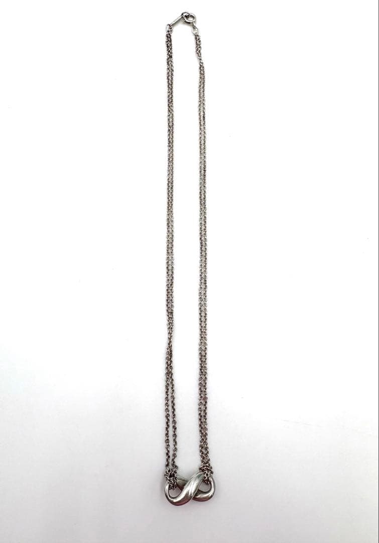 ティファニー　インフィニティ ダブルチェーン　シルバー925 ネックレス