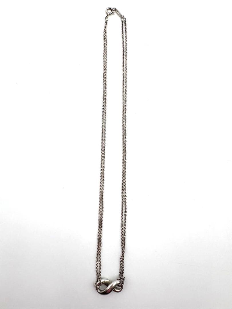 ティファニー　インフィニティ ダブルチェーン　シルバー925 ネックレス