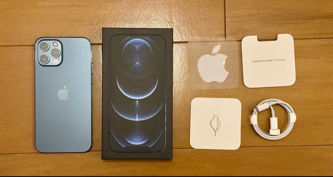 iPhone 12 Pro Max 256GB パシフィックブルー　付属品付