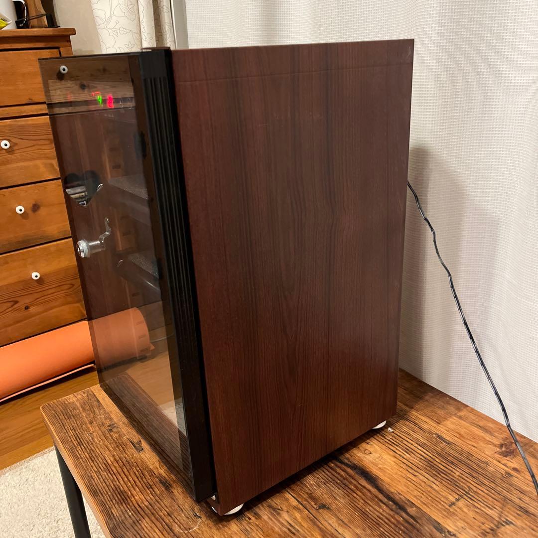 サンワダイレクト防湿庫40L 木目調