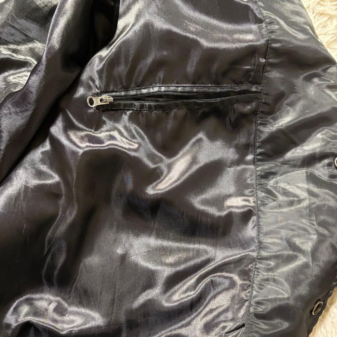 み様　NBA G-III LAKERS レイカーズ　スタジャン　デカロゴ　黒　L