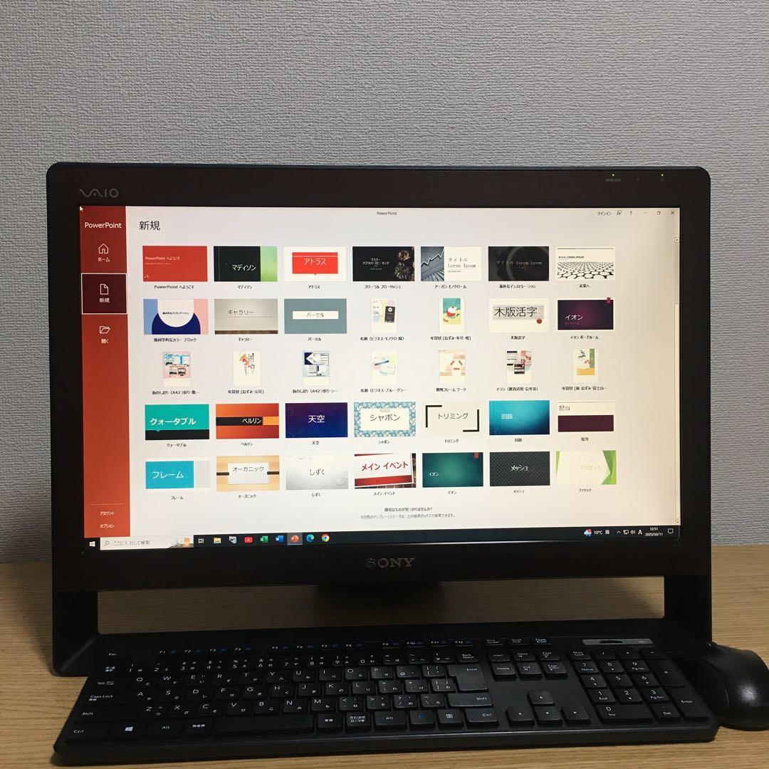 SONY VAIO 一体型 デスクトップ Win10 地デジ 取説 21.5'