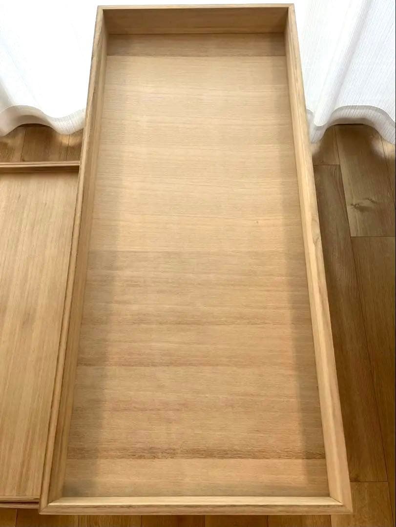 桐の衣装・着物収納用箱　5段＋蓋　キャスター付き　即購入OK