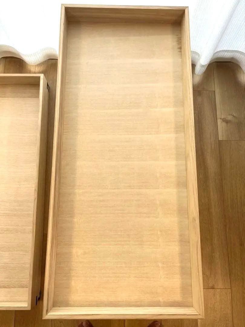 桐の衣装・着物収納用箱　5段＋蓋　キャスター付き　即購入OK