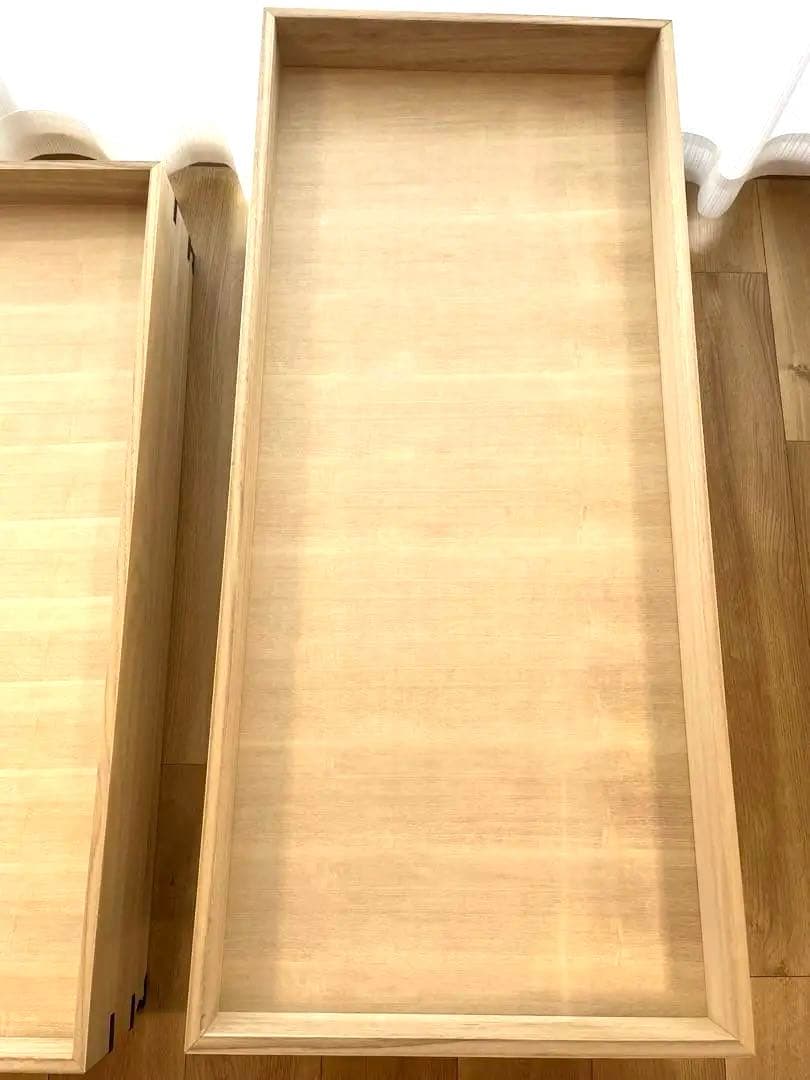 桐の衣装・着物収納用箱　5段＋蓋　キャスター付き　即購入OK