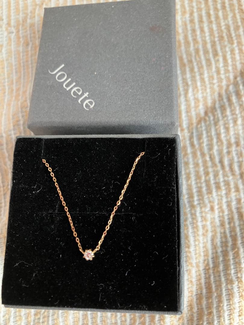 Jouete K10YG ネックレス ダイヤモンド 0.04ct